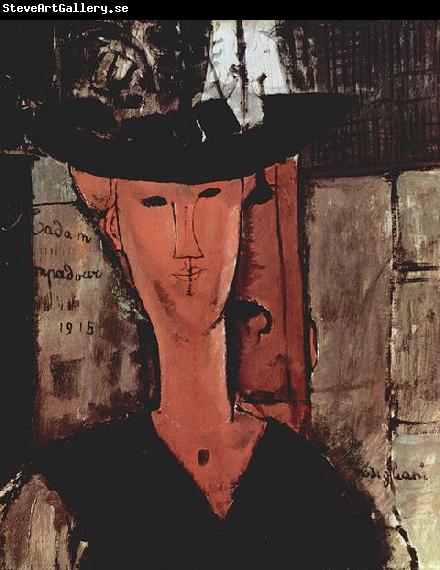 Amedeo Modigliani Dame mit Hut